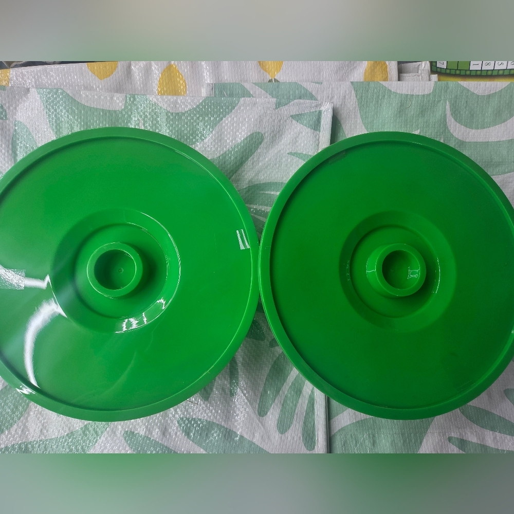 New 2 Bright Green Tortilla warmers with Lid